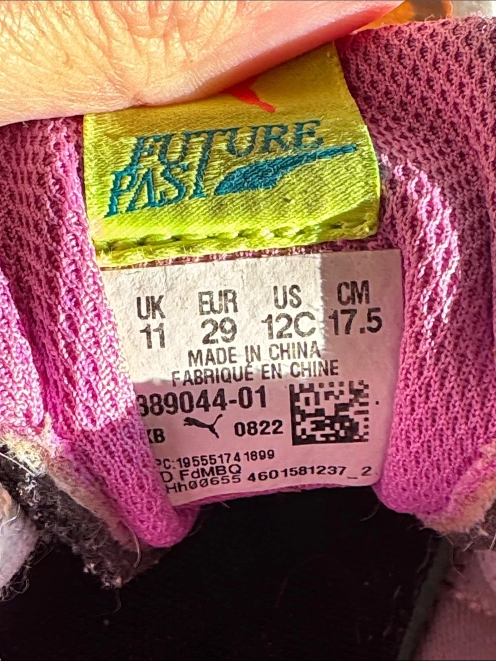 Puma Rider FV ‘Lava’ Toddler Unisex Size 11 Multicolor Athletic Sneaker